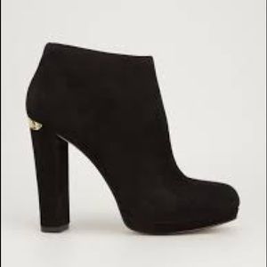 Michael Kors high heeled suede booties